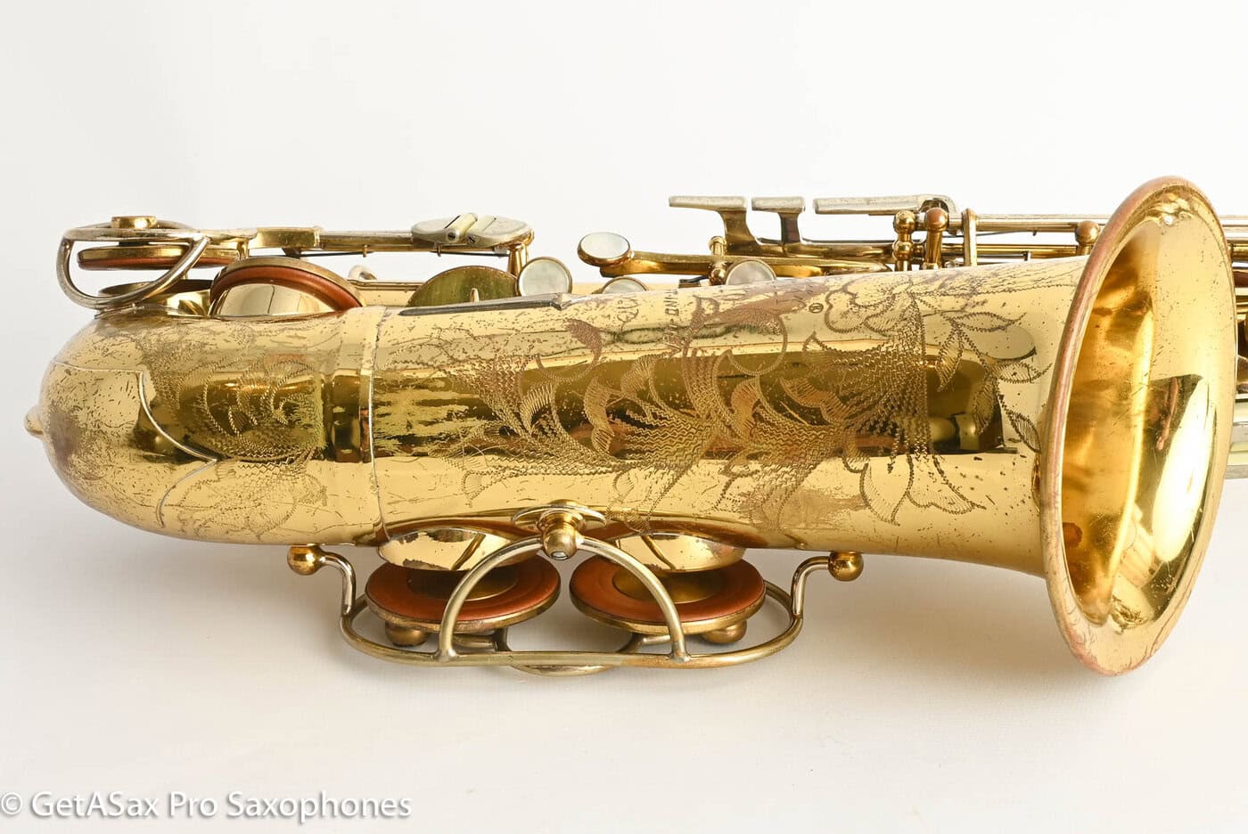 Martin Magna Alto Comm III RARE Solid Silver Neck Recent Repad 208754