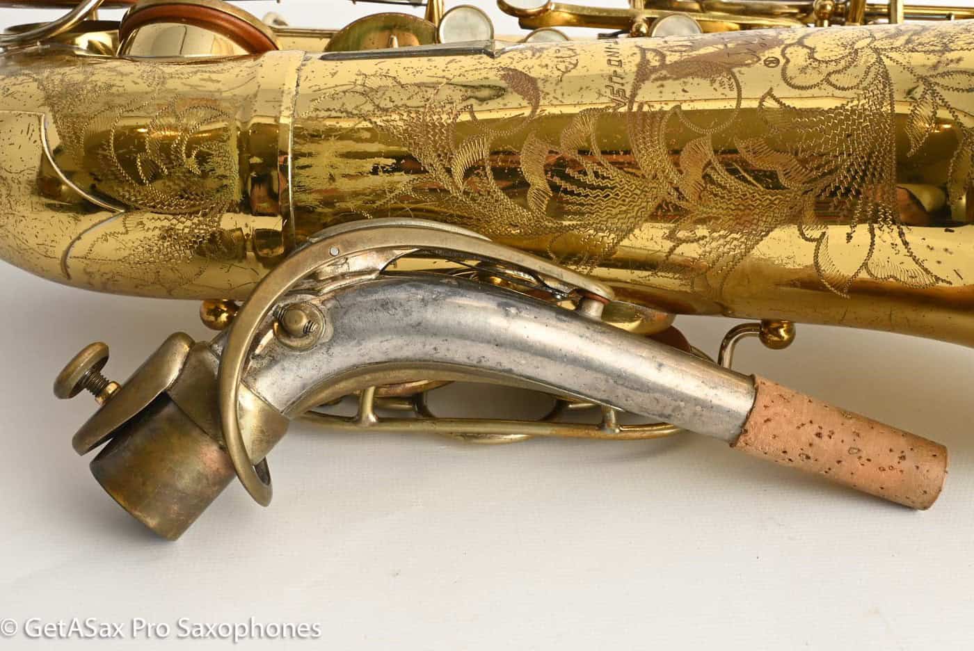 Martin Magna Alto Comm III RARE Solid Silver Neck Recent Repad 208754