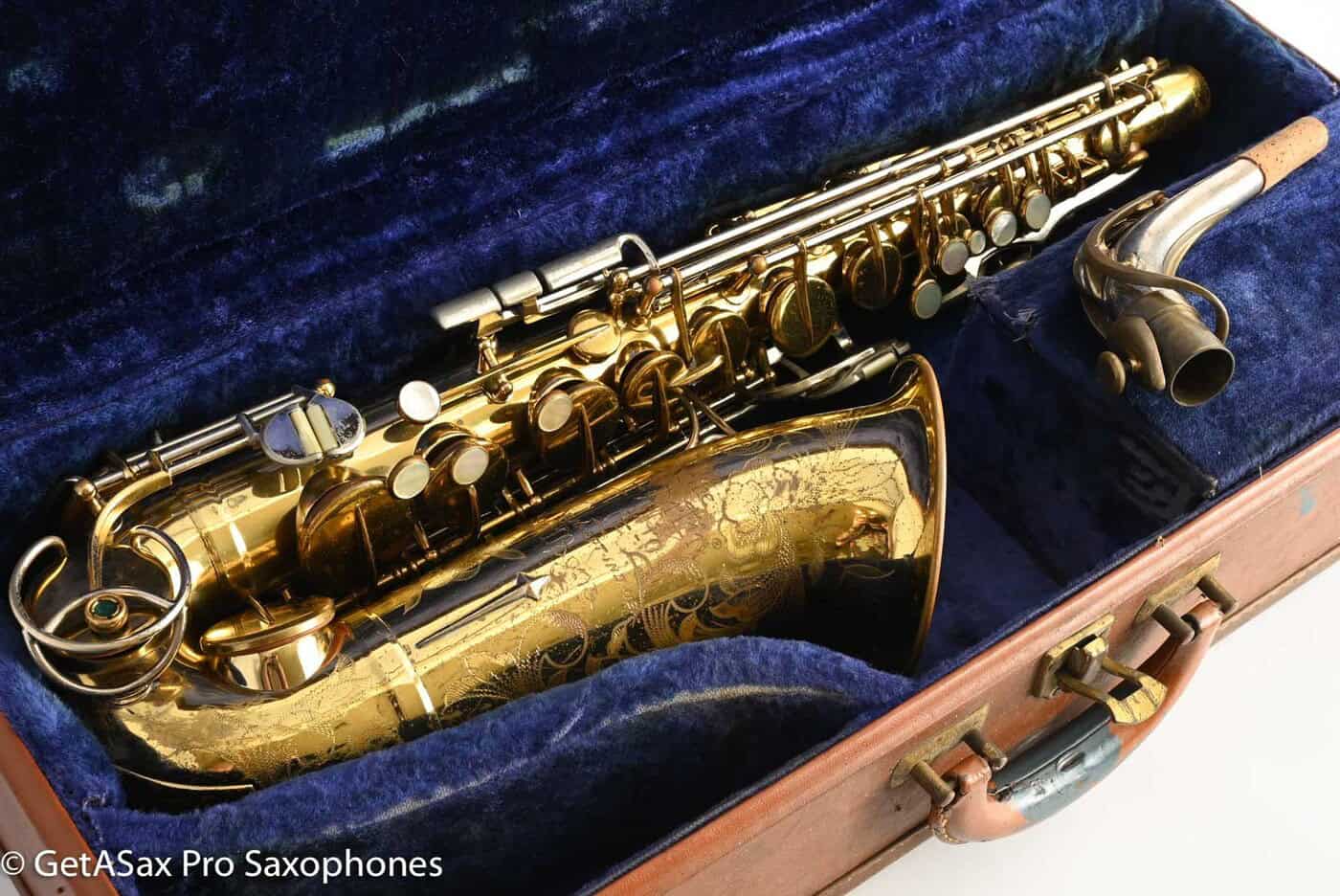 Martin Magna Alto Comm III RARE Solid Silver Neck Recent Repad 208754