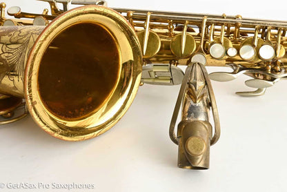 Martin Magna Alto Comm III RARE Solid Silver Neck Recent Repad 208754