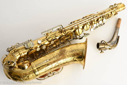 Martin Magna Alto Comm III RARE Solid Silver Neck Recent Repad 208754