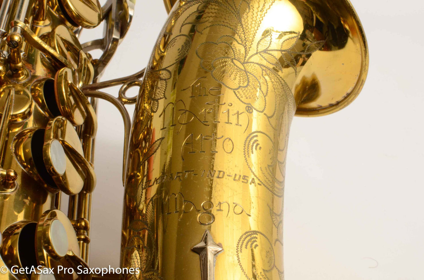 Martin Magna Alto Original Lacquer Excellent Condition Overhauled! 206422