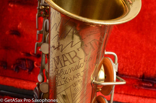 Martin Committee I Alto Saxophone Skyline Searchlight Relacquer Great Deal 119597