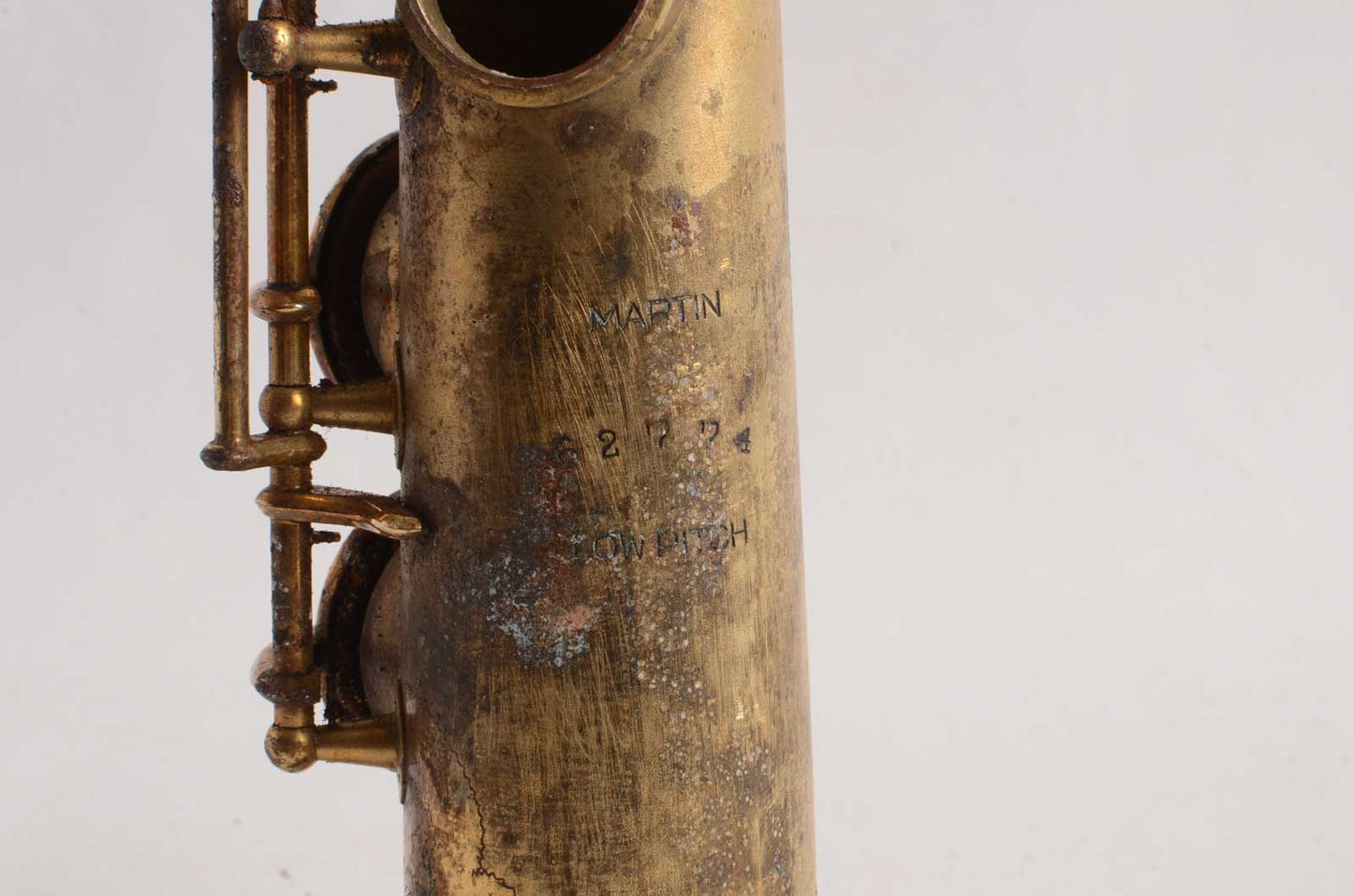 Martin Soprano Gold Plate Saxophone - Repairman's Special!