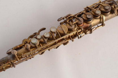 Martin Soprano Gold Plate Saxophone - Repairman's Special!