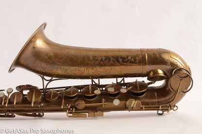 Martin The Martin Tenor Saxophone Original Lacquer Excellent Overhaul Candidate 163812