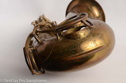 Martin The Martin Tenor Saxophone Original Lacquer Excellent Overhaul Candidate 163812