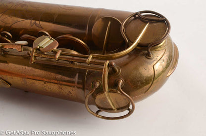 Martin The Martin Tenor Saxophone Original Lacquer Excellent Overhaul Candidate 163812