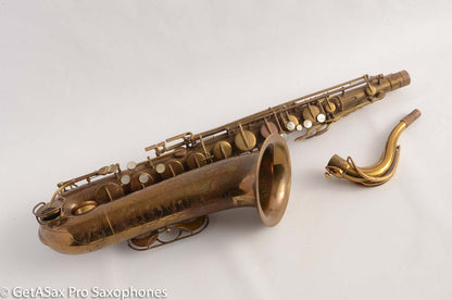 Martin The Martin Tenor Saxophone Original Lacquer Excellent Overhaul Candidate 163812