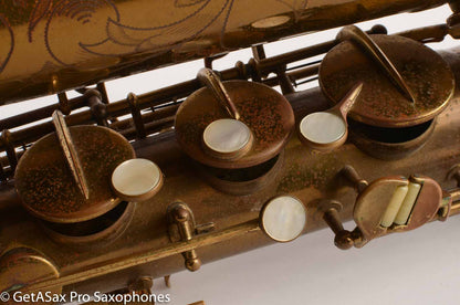Martin The Martin Tenor Saxophone Original Lacquer Excellent Overhaul Candidate 163812