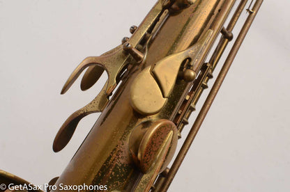 Martin The Martin Tenor Saxophone Original Lacquer Excellent Overhaul Candidate 163812