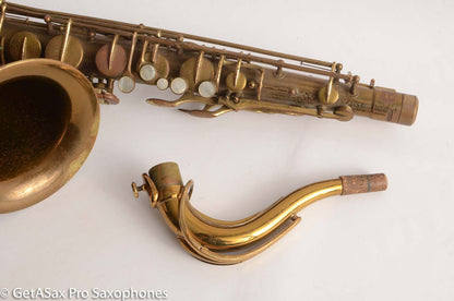 Martin The Martin Tenor Saxophone Original Lacquer Excellent Overhaul Candidate 163812