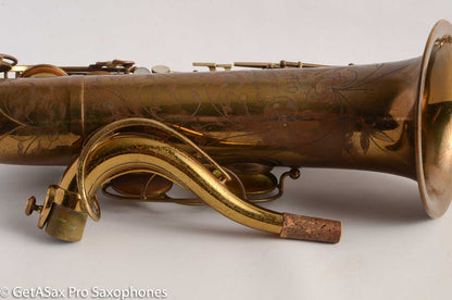 Martin The Martin Tenor Saxophone Original Lacquer Excellent Overhaul Candidate 163812