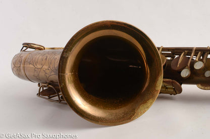 Martin The Martin Tenor Saxophone Original Lacquer Excellent Overhaul Candidate 163812