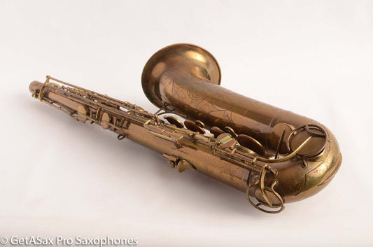 Martin The Martin Tenor Saxophone Original Lacquer Excellent Overhaul Candidate 163812