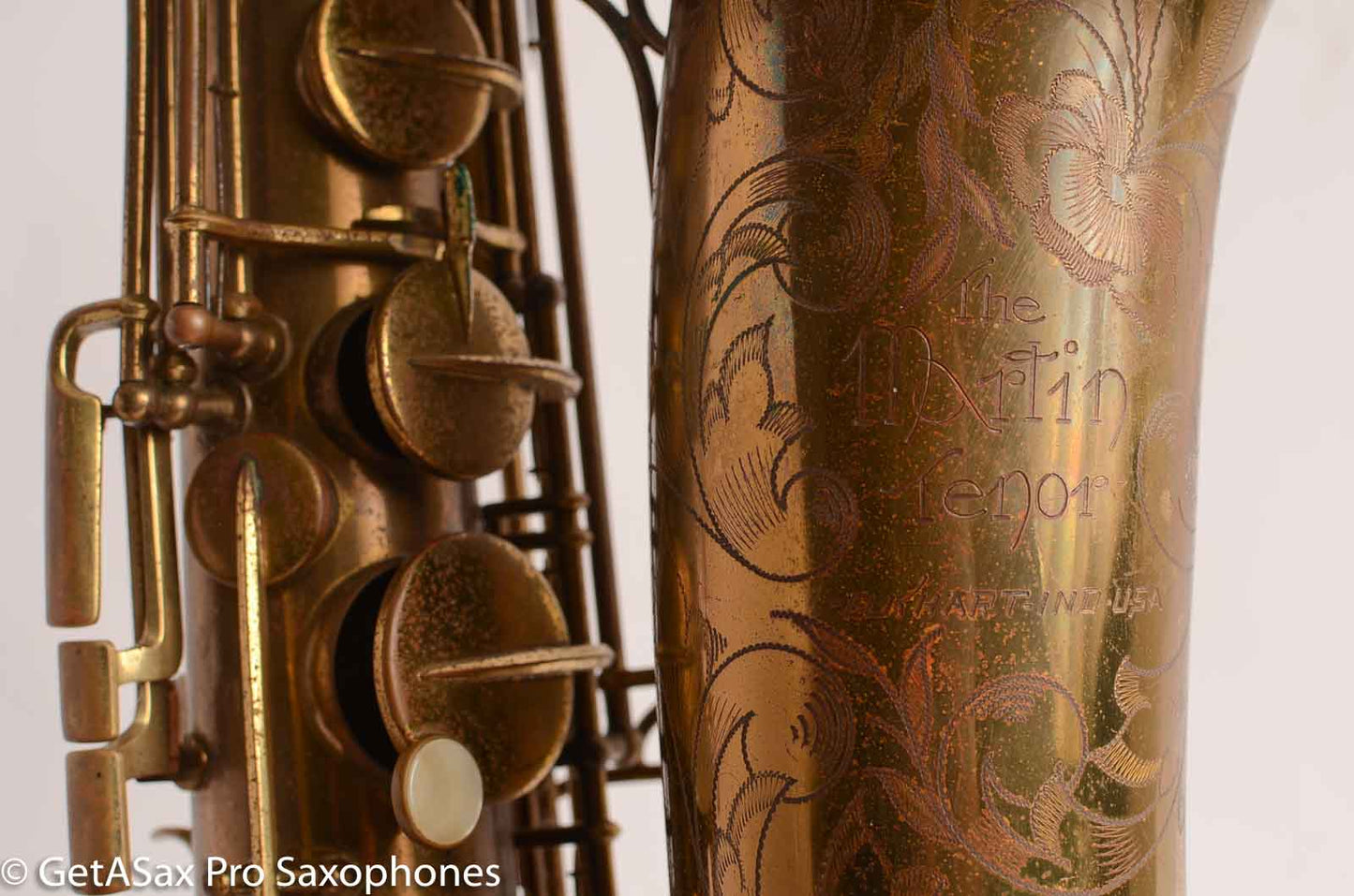 Martin The Martin Tenor Saxophone Original Lacquer Excellent Overhaul Candidate 163812