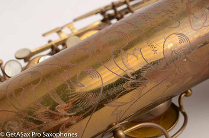 Martin The Martin Tenor Saxophone Original Lacquer Excellent Overhaul Candidate 163812