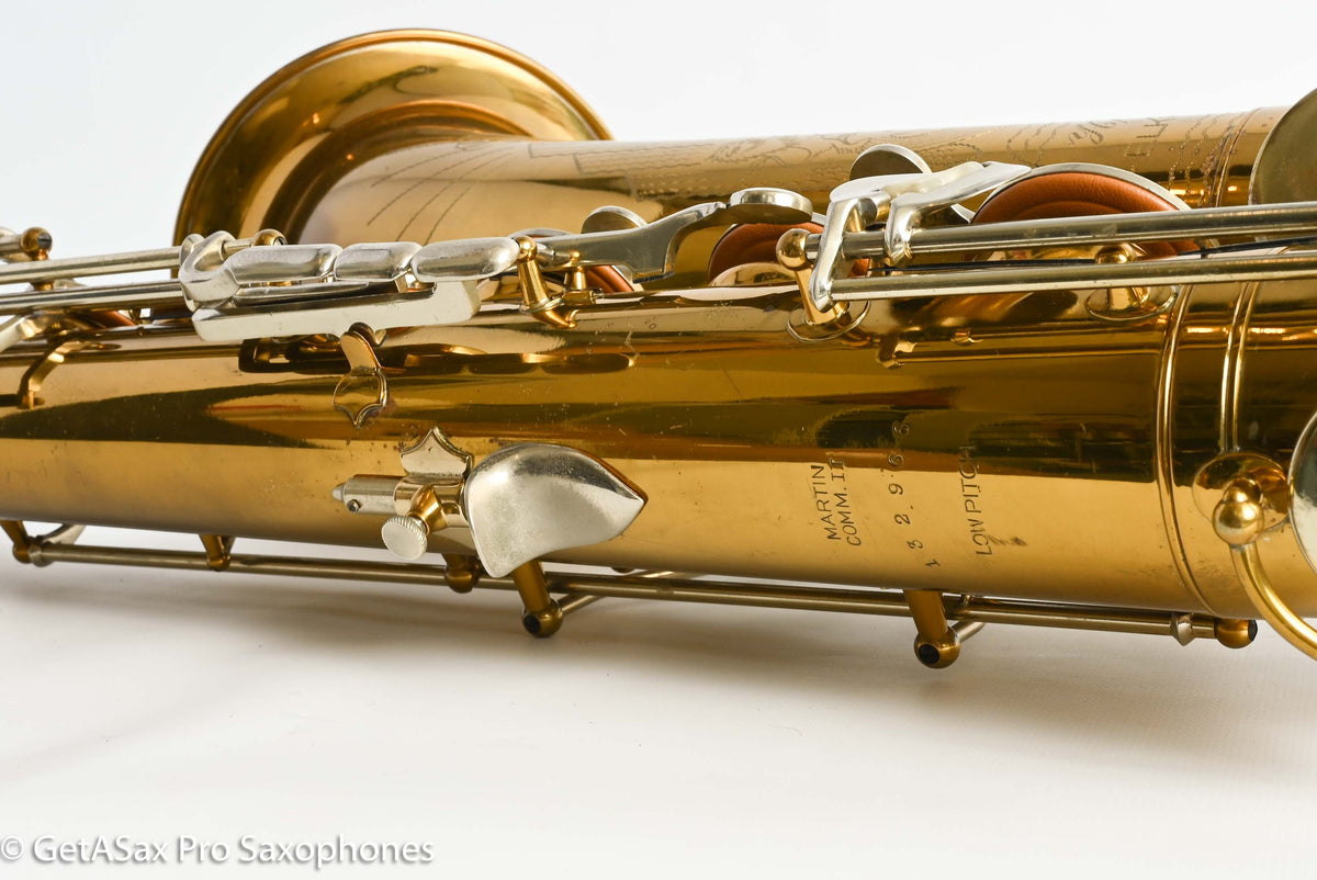 Martin Committee II Tenor Saxophone Excellent Condition Original Lacquer Overhauled 132966