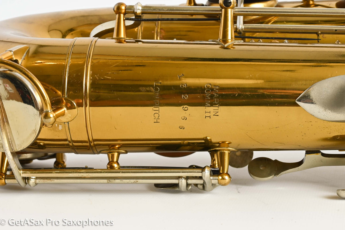 Martin Committee II Tenor Saxophone Excellent Condition Original Lacquer Overhauled 132966