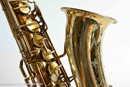 Martin Gold-Plated Handcraft Skyline / Searchlight Alto Overhauled Near Mint! 125113