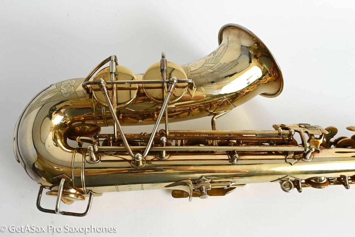 Martin Gold-Plated Handcraft Skyline / Searchlight Alto Overhauled Near Mint! 125113