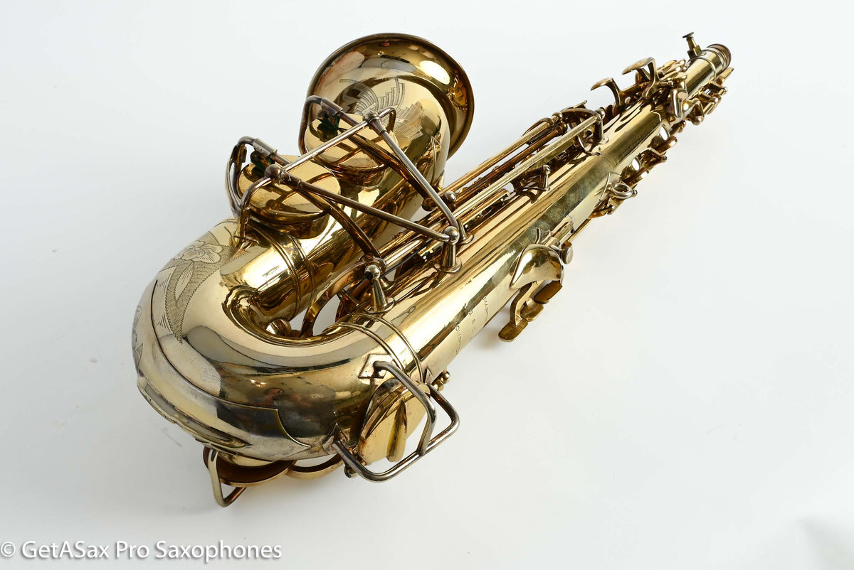 Martin Gold-Plated Handcraft Skyline / Searchlight Alto Overhauled Near Mint! 125113