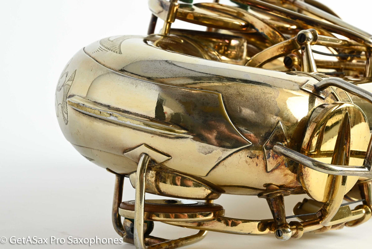Martin Gold-Plated Handcraft Skyline / Searchlight Alto Overhauled Near Mint! 125113