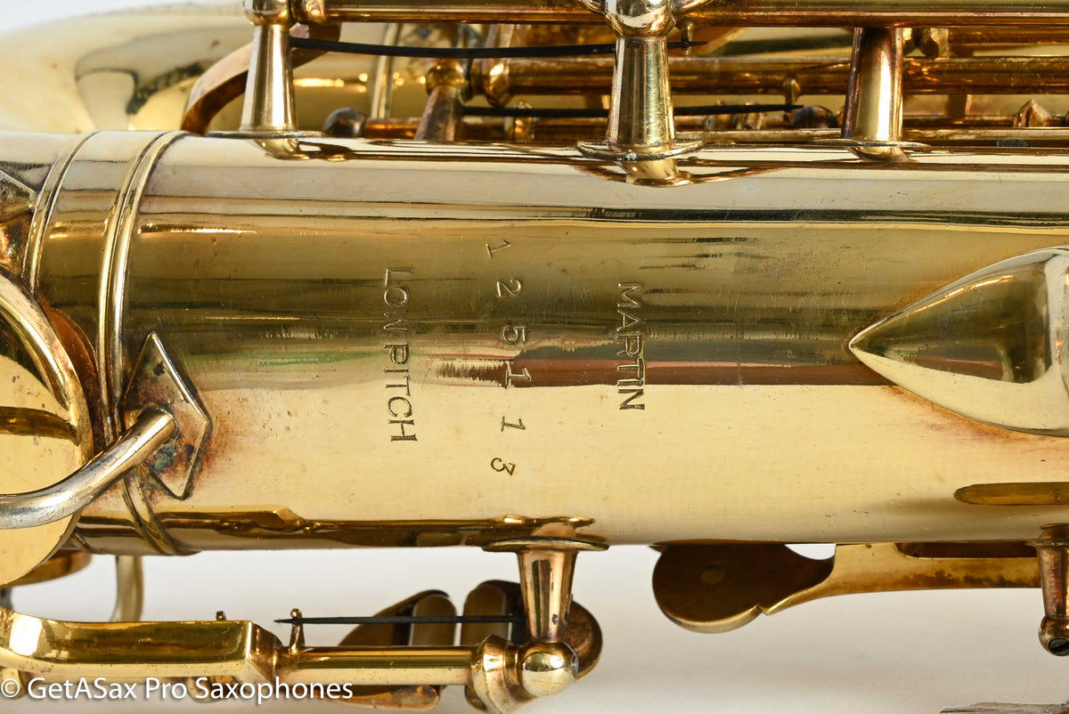 Martin Gold-Plated Handcraft Skyline / Searchlight Alto Overhauled Near Mint! 125113