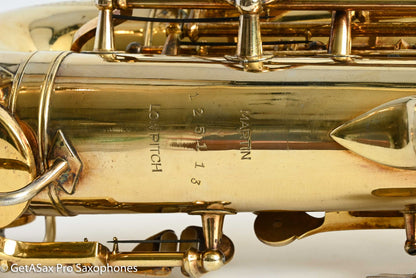 Martin Gold-Plated Handcraft Skyline / Searchlight Alto Overhauled Near Mint! 125113