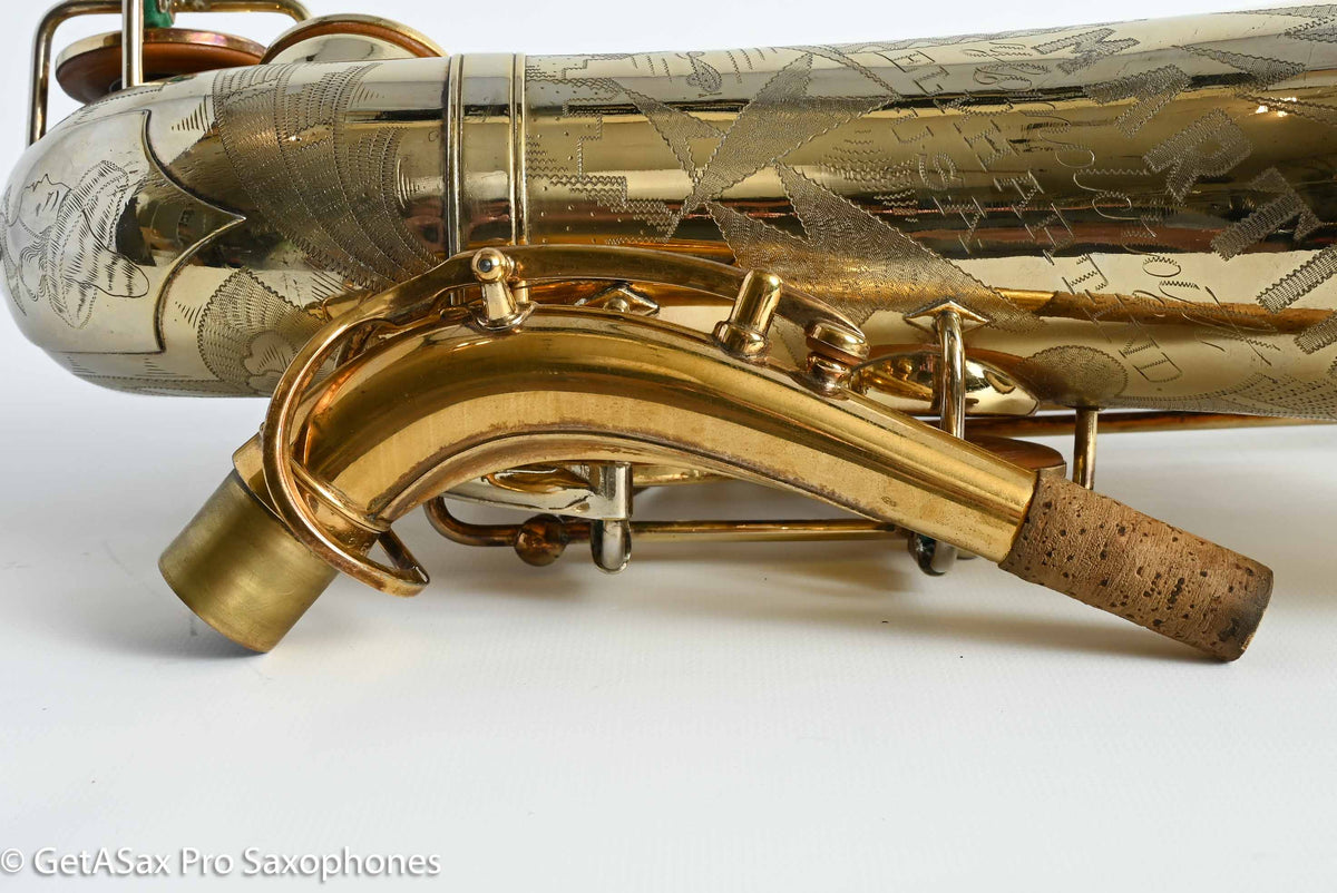 Martin Gold-Plated Handcraft Skyline / Searchlight Alto Overhauled Near Mint! 125113