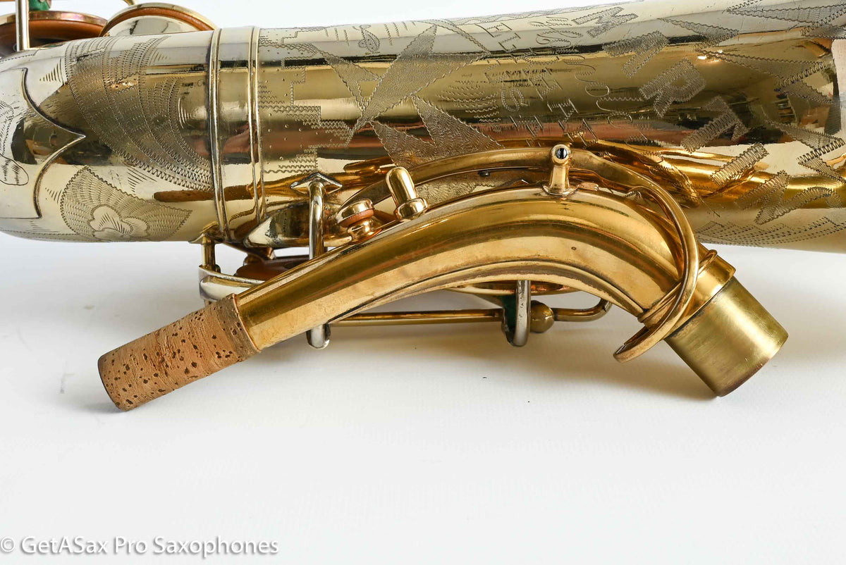 Martin Gold-Plated Handcraft Skyline / Searchlight Alto Overhauled Near Mint! 125113