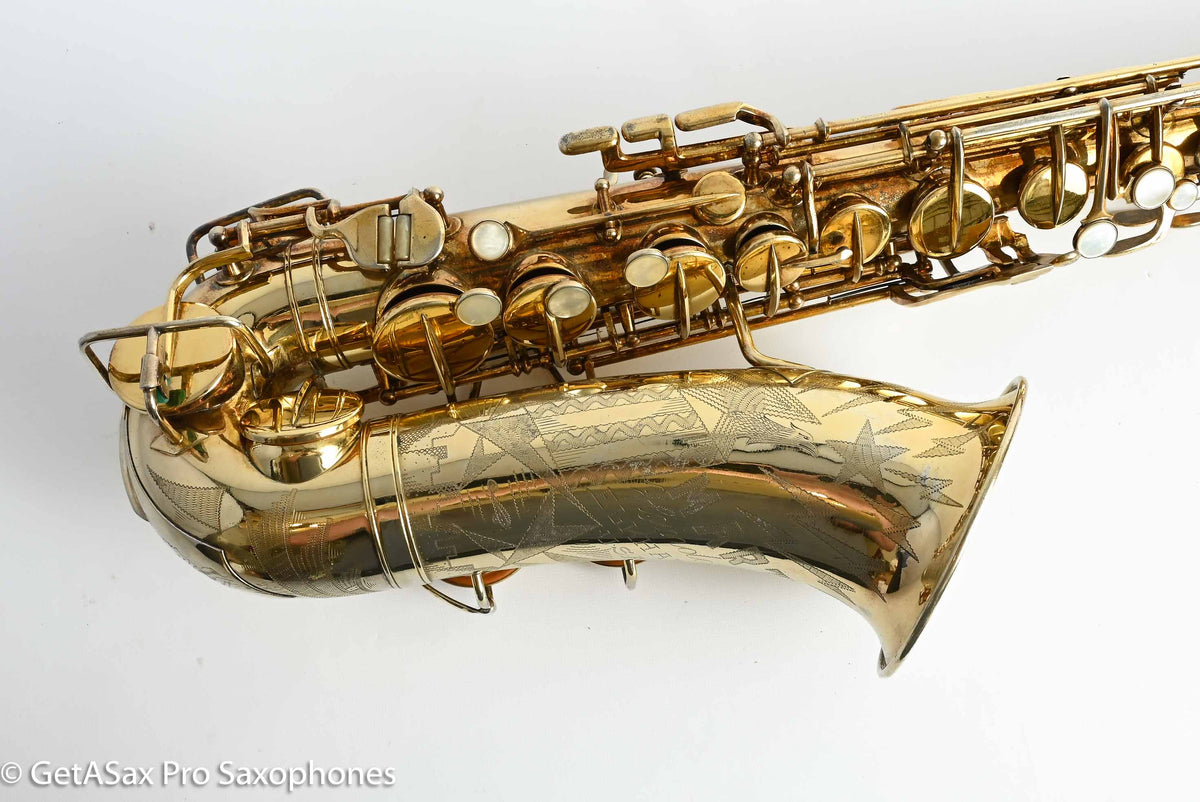 Martin Gold-Plated Handcraft Skyline / Searchlight Alto Overhauled Near Mint! 125113
