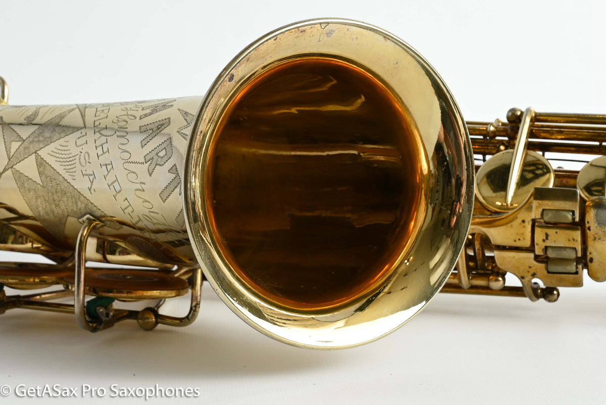 Martin Gold-Plated Handcraft Skyline / Searchlight Alto Overhauled Near Mint! 125113