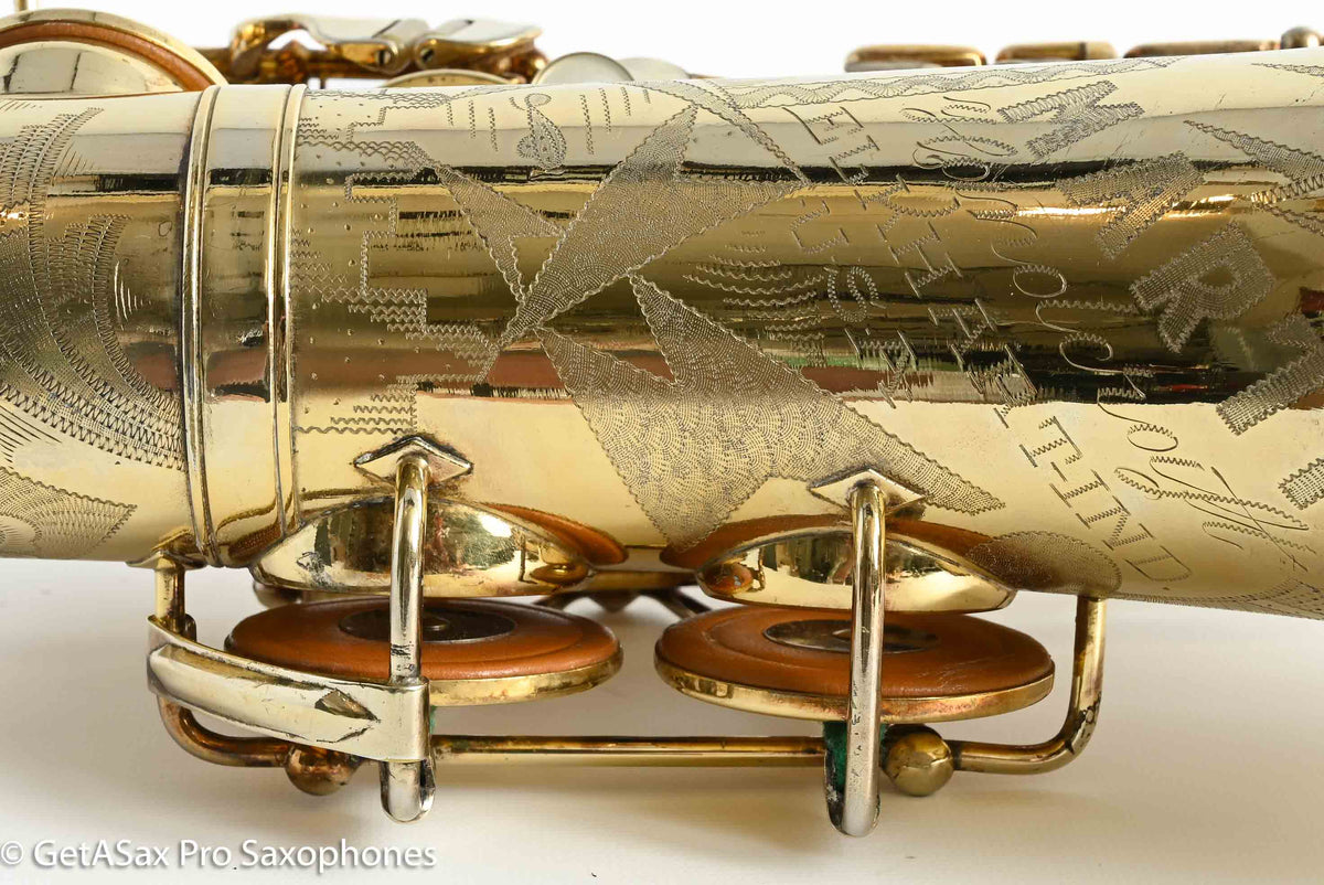 Martin Gold-Plated Handcraft Skyline / Searchlight Alto Overhauled Near Mint! 125113