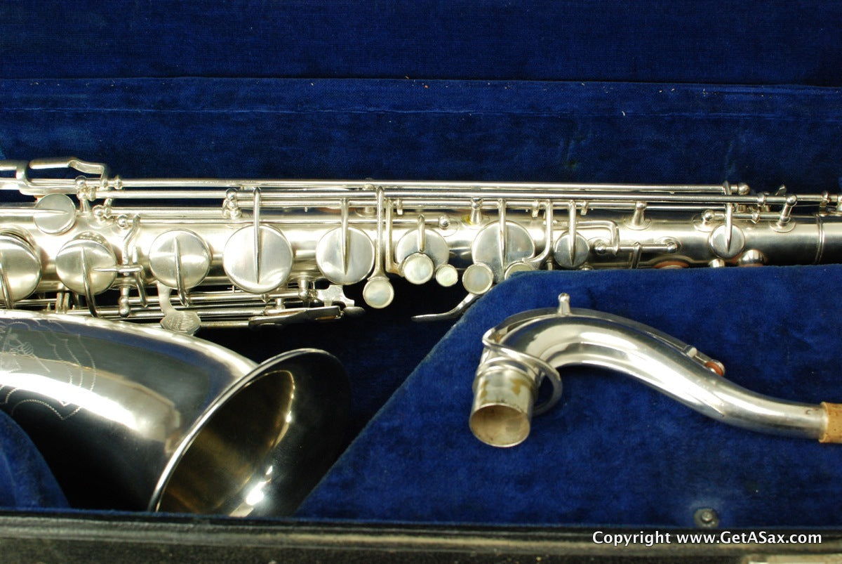 Martin Committee II Tenor Saxophone Rare Silver Plate