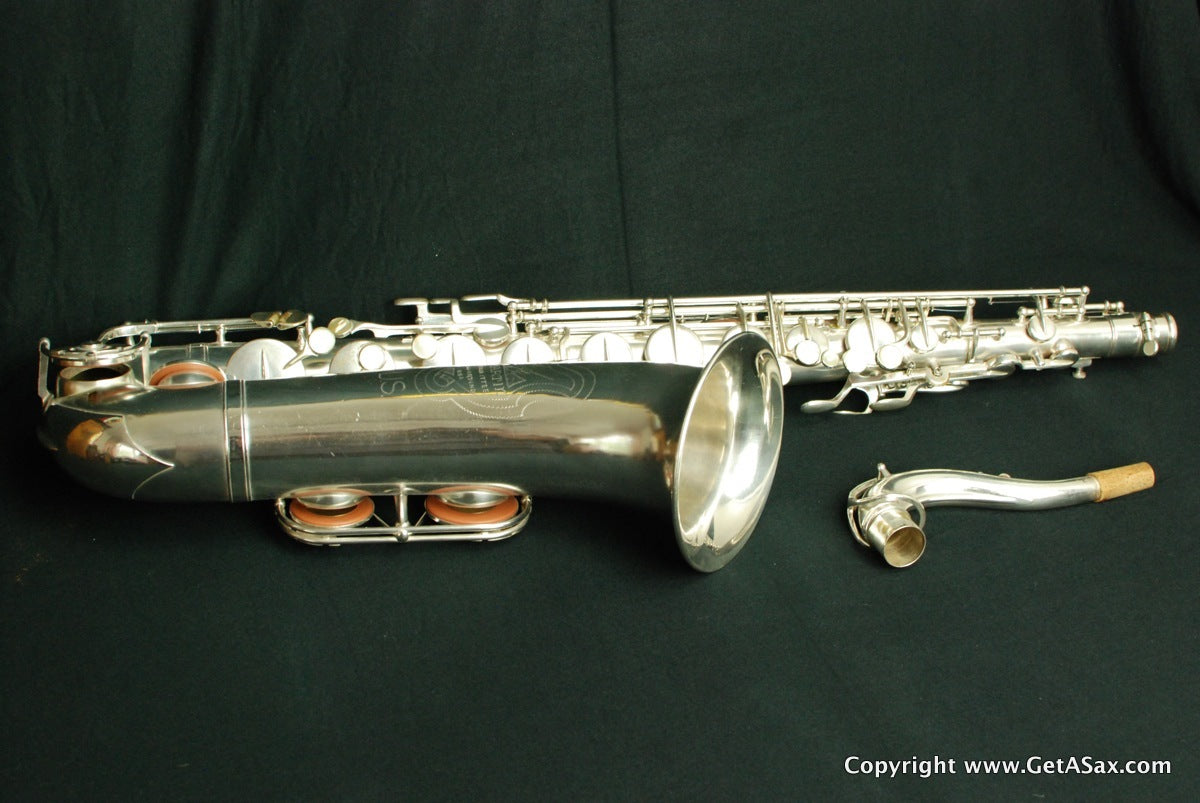 Martin Committee II Tenor Saxophone Rare Silver Plate