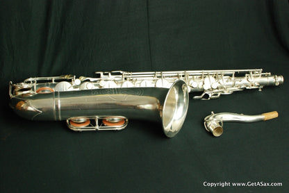 Martin Committee II Tenor Saxophone Rare Silver Plate