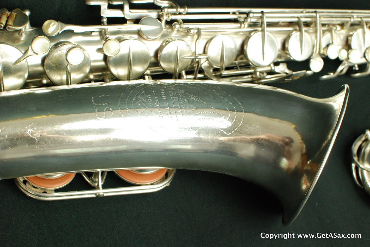 Martin Committee II Tenor Saxophone Rare Silver Plate
