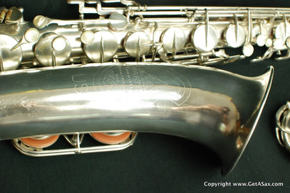 Martin Committee II Tenor Saxophone Rare Silver Plate