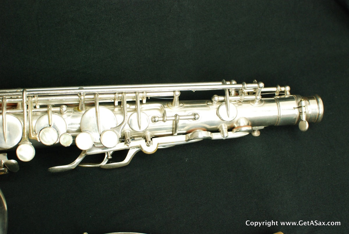 Martin Committee II Tenor Saxophone Rare Silver Plate
