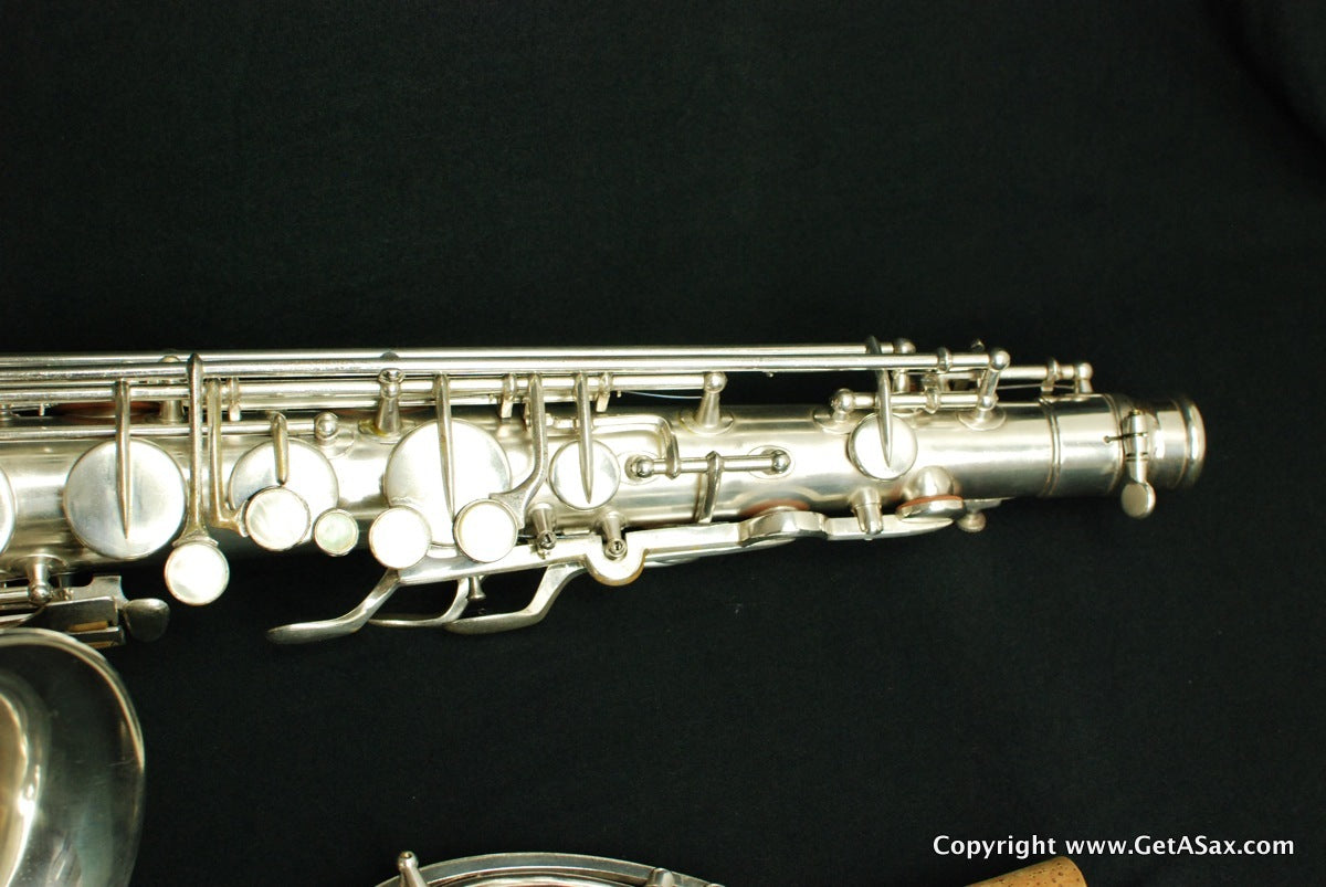 Martin Committee II Tenor Saxophone Rare Silver Plate