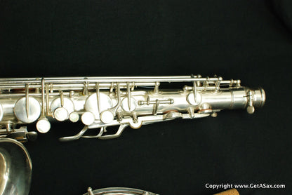 Martin Committee II Tenor Saxophone Rare Silver Plate