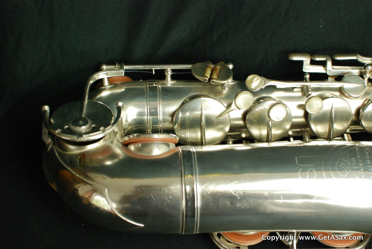 Martin Committee II Tenor Saxophone Rare Silver Plate