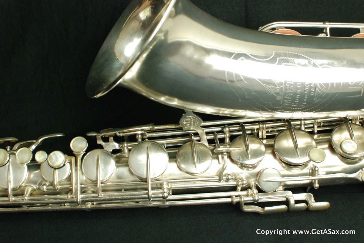 Martin Committee II Tenor Saxophone Rare Silver Plate