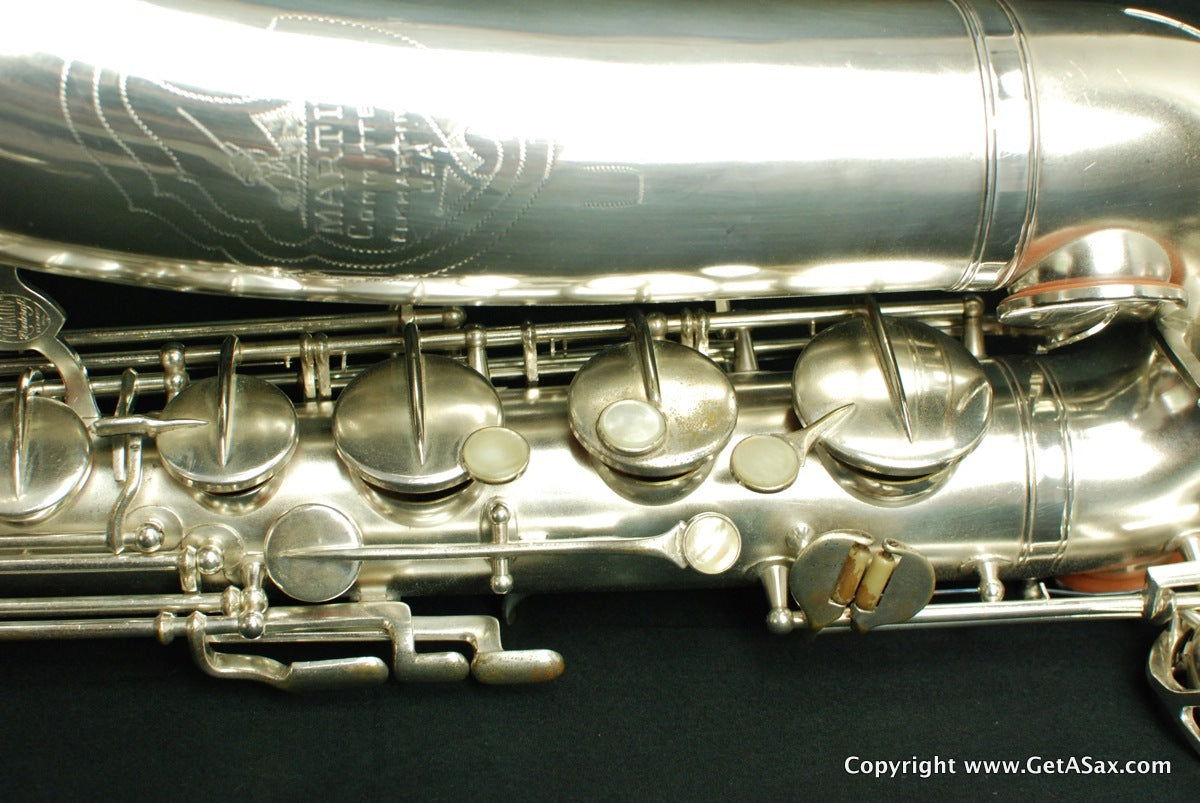 Martin Committee II Tenor Saxophone Rare Silver Plate