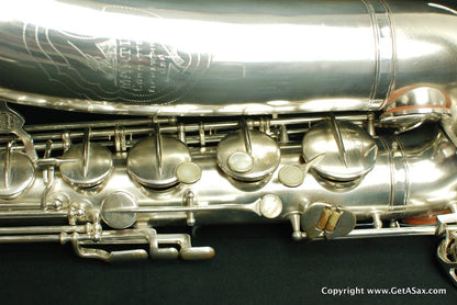 Martin Committee II Tenor Saxophone Rare Silver Plate