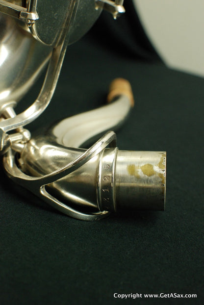Martin Committee II Tenor Saxophone Rare Silver Plate