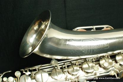 Martin Committee II Tenor Saxophone Rare Silver Plate