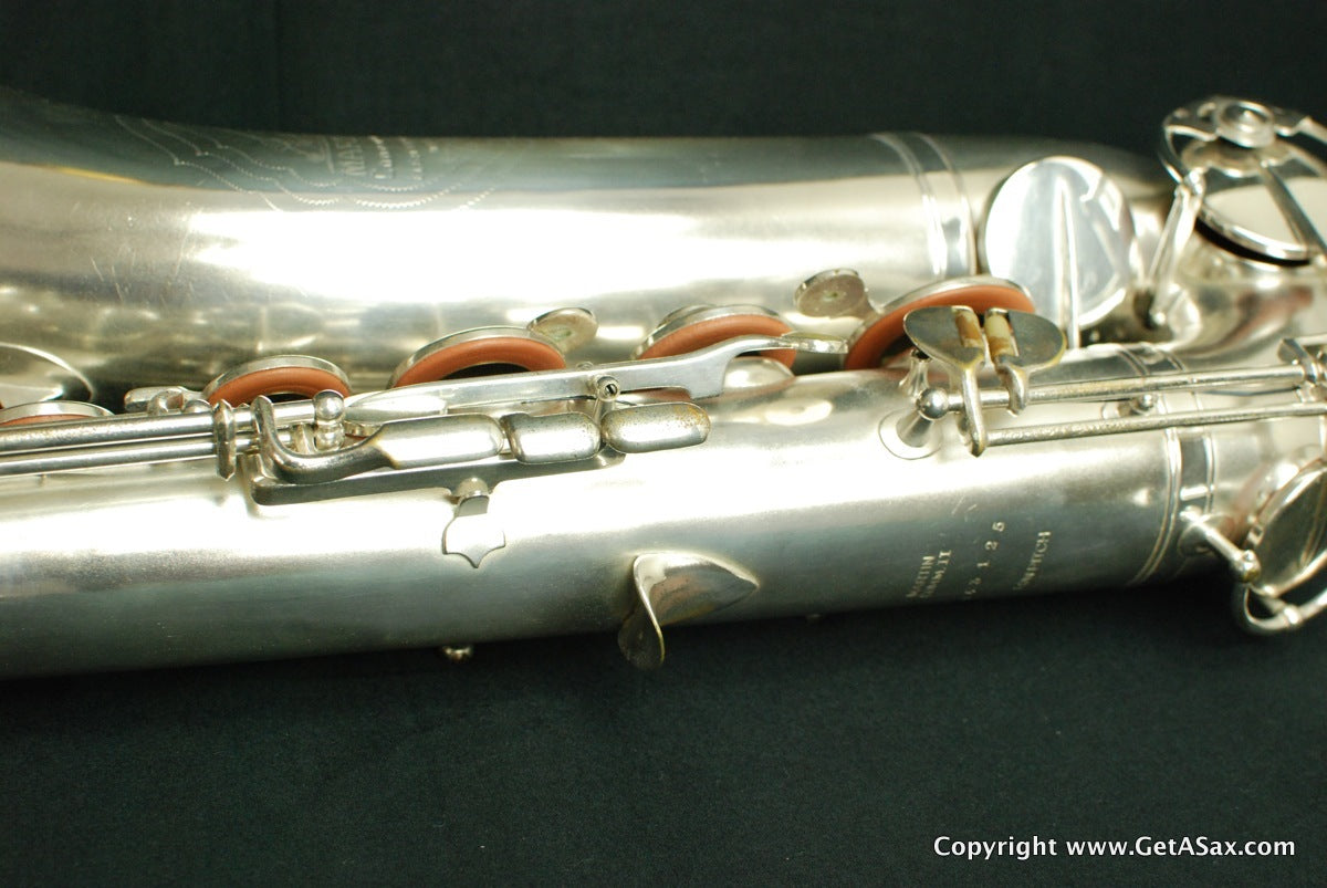 Martin Committee II Tenor Saxophone Rare Silver Plate