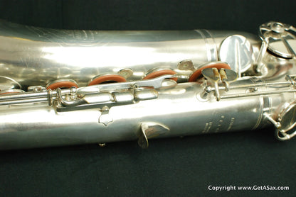 Martin Committee II Tenor Saxophone Rare Silver Plate